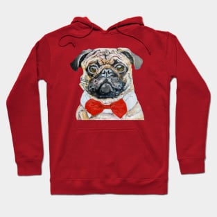 Pug (oil painting) Hoodie